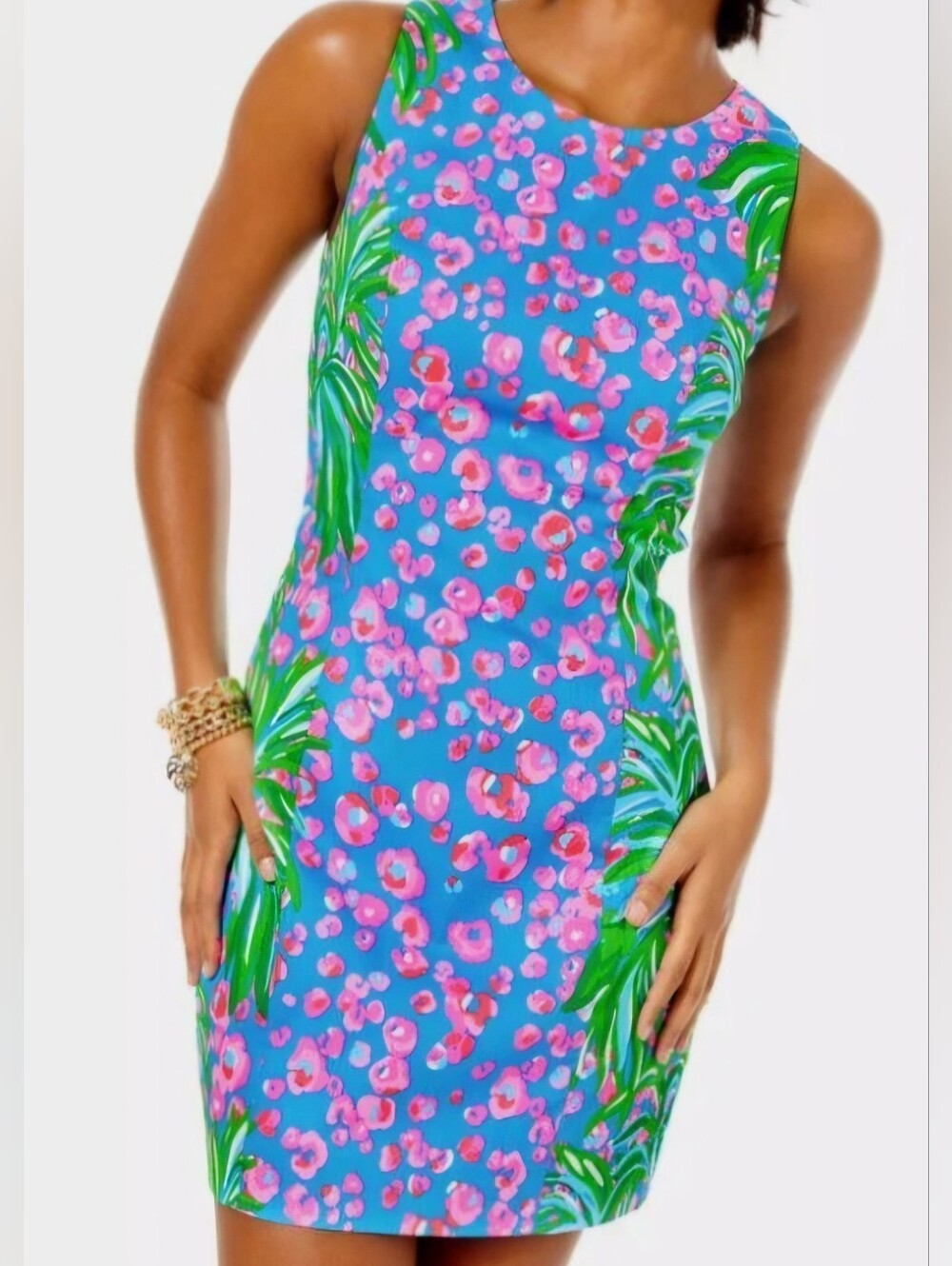 NWT Lilly Pulitzer Mila Stretch Shift • Turquoise Shore • Size 6